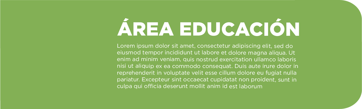 Área Educación: beneficios educativos